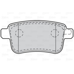 Jeu de plaquettes de frein VALEO 302216 pour MERCEDES, NISSAN, RENAULT,