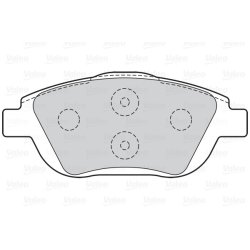 Jeu de plaquettes de frein VALEO 302218 pour CITROEN, DS, JEEP, VAUXHALL et plus encore...