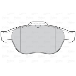 Plaquettes de frein VALEO 302221 pour RENAULT, LAGUNA, SCENIC OE 410609141R