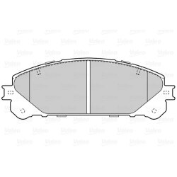 Jeu de plaquettes de frein VALEO 302224 pour LEXUS, TOYOTA OE 04465-0E010