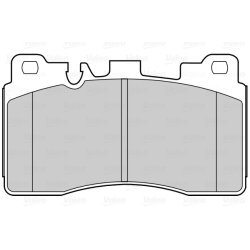 Jeu de plaquettes de frein VALEO 302228 pour MERCEDES CLS, Classe E, SLS