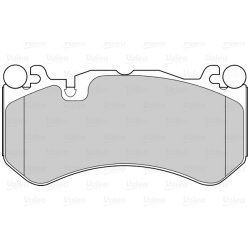 Jeu de plaquettes de frein VALEO 302231 pour MERCEDES OE 0004203500