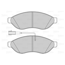 Jeu de plaquettes de frein VALEO 302263 pour CITROËN, FIAT, VAUXHALL, PEUGEOT