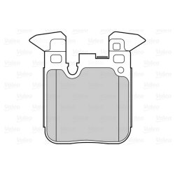 Jeu de plaquettes de frein VALEO 302266 pour BMW OE 2284989