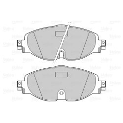 Plaquettes de frein VALEO 302271 pour AUDI, SKODA, VW OE 2Q0698151F