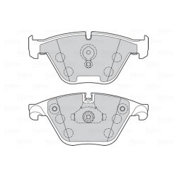 Jeu de plaquettes de frein VALEO 302273 pour BMW Série 5, 6, 7, référence d'origine 2339270