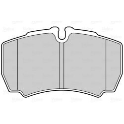 Jeu de plaquettes de frein VALEO 302277 pour IVECO DAILY OE 2991667