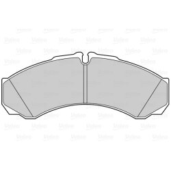 Jeu de plaquettes de frein VALEO 302278 pour IVECO, RENAULT TRUCKS, RENAULT,