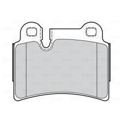 Jeu de plaquettes de frein VALEO 302284 pour VW Touareg OE 7L6698451B
