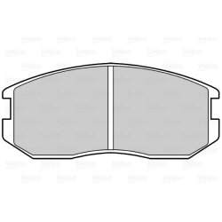 Jeu de plaquettes de frein VALEO 302289 pour DAIHATSU, MITSUBISHI, PROTON