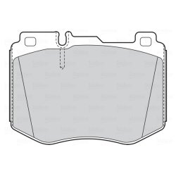 Jeu de plaquettes de frein VALEO 302292 pour MERCEDES OE 0004209603