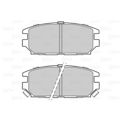 Jeu de plaquettes de frein VALEO 302294 pour DODGE, MITSUBISHI OE MB857610