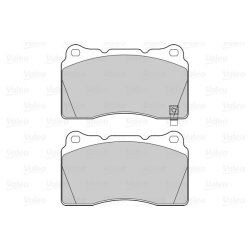 Jeu de plaquettes de frein VALEO 302295 pour MITSUBISHI, SUBARU OE 4605A572