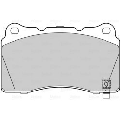 Jeu de plaquettes de frein VALEO 302310 pour CADILLAC, CHEVROLET, FORD, HOLDEN et plus encore...