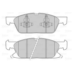 Jeu de plaquettes de frein VALEO 302311 pour FORD GALAXY, S-MAX, EDGE OE 1884555