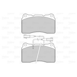 Jeu de plaquettes de frein VALEO 302318 pour ALFA ROMEO, LANCIA OE 0009948030