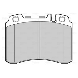 Jeu de plaquettes de frein VALEO 302323 pour MERCEDES 124, CLASSE E OE 0024203720