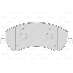 Jeu de plaquettes de frein VALEO 302337 pour VW AMAROK OE 2H0698151