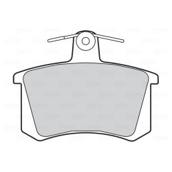 Jeu de plaquettes de frein VALEO 302340 pour AUDI, FIAT, LANCIA OE 443698451