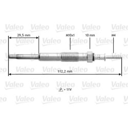 Bougie de préchauffage VALEO 345135 pour HYUNDAI, KIA OE 36710-27000 VALEO