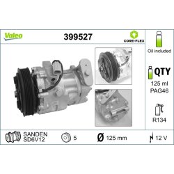 AC Compressor VALEO 399527 OE Ref 6854020