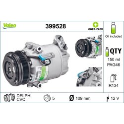 AC Compressor VALEO 399528 OE Ref 13139055