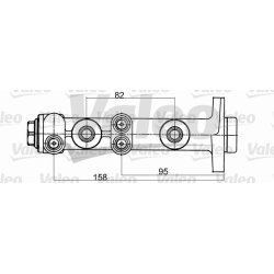 Brake Master Cylinder VALEO 402098 OE Ref 791440