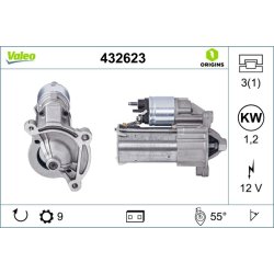 Starter Motor VALEO 432623 OE Ref 5802C9