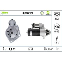 Starter Motor VALEO 433279