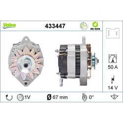 Alternateur VALEO 433447 pour RENAULT, référence OE 7700709420 VALEO