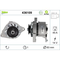 Alternator VALEO 436109 OE Ref 4224325