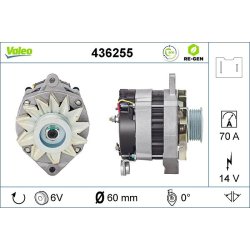 Alternateur VALEO 436255 pour RENAULT, CLIO, RAPID OE 7700852395 VALEO