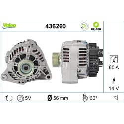 Alternator VALEO 436260 OE Ref 5701C2