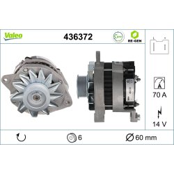Alternator VALEO 436372 OE Ref 7700820449