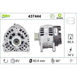 Alternator VALEO 437444 OE Ref 03D903025H