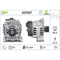 Alternator VALEO 437537 OE Ref 2661540802
