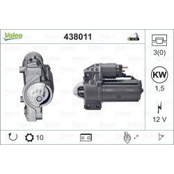 Démarreur VALEO 438011