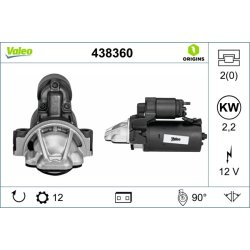 Starter Motor VALEO 438360 OE Ref 1606413580