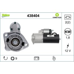 Démarreur VALEO 438404 pour AUDI, VW OE 068911024H VALEO