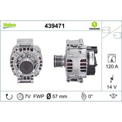 Alternator VALEO 439471 OE Ref 2711540802