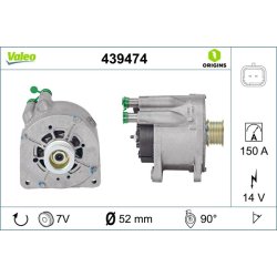 Alternateur VALEO 439474 pour RENAULT, référence OE 7711134926 VALEO