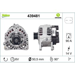 Alternator VALEO 439481 OE Ref 03D903025H