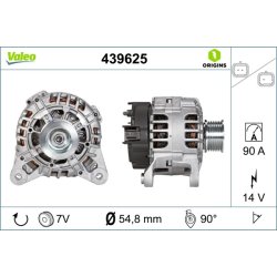 Alternator VALEO 439625 OE Ref 7711368178