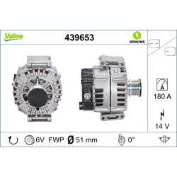 Alternator VALEO 439653 OE Ref 0009063622