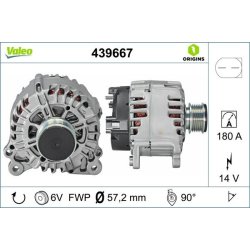 Alternateur VALEO 439667 VALEO