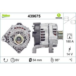 Alternator VALEO 439675 OE Ref 12317837981