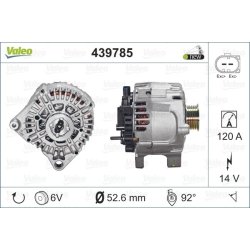 Starter Generator VALEO 439785 OE Ref 1329060026