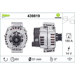 Alternator VALEO 439819 OE Ref 0009067802