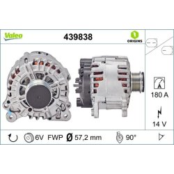 Alternator VALEO 439838 OE Ref 059903023M