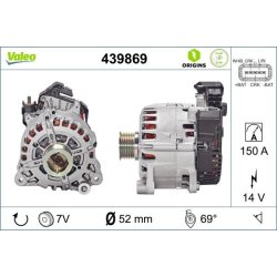 Starter Generator VALEO 439869 OE Ref 2310A1VA0A
